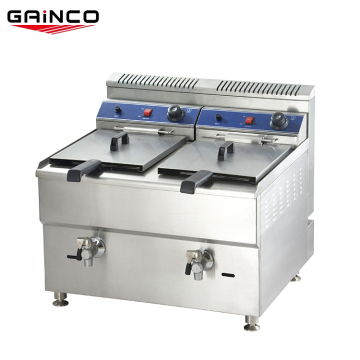 Stainless Steel Thermostat-Controlled Chip and Fish Fryer Machine