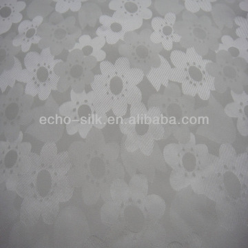 16mm 100% silk satin JQD brocade fabric