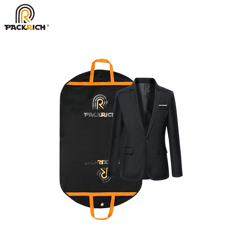 High quality Wholesale customization non woven orange man garment suit cover bag