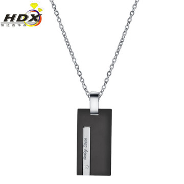Stainless Steel Pendant Male Pendant Square Pendant Fashion Jewelry (hdx1012)