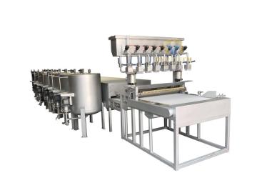 Multi color continuous dyeing machine