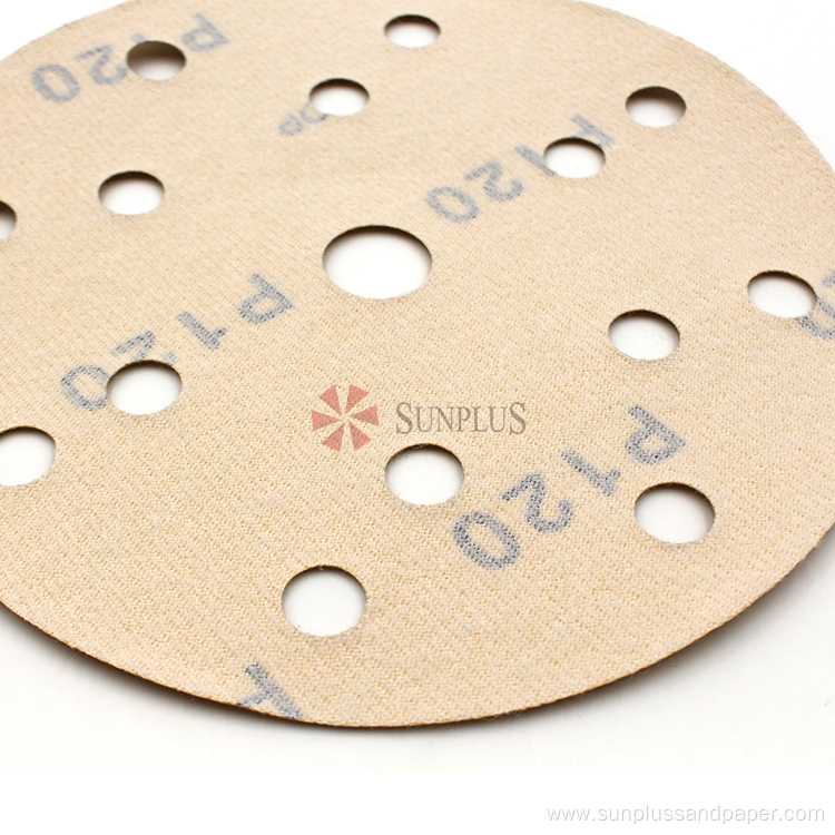 6 Inches Abrasives Disc Gold Paper Sanding Discs