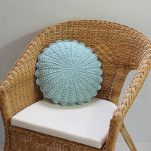 Round Vintage-style Crochet Knitting Round Cushion Pillow