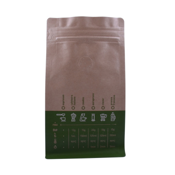 Bolsas de café de papel personalizadas con cremallera superior de café holandés