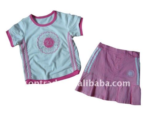 Children clothes girls clothing set summer kids wear outfits