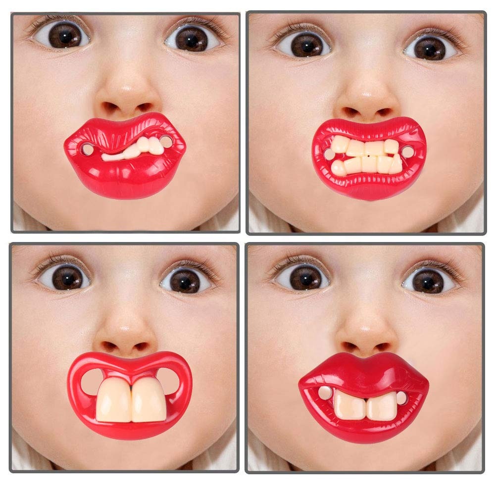 Wholesale Hot Sale Baby Products Funny Mustache Baby Pacifier