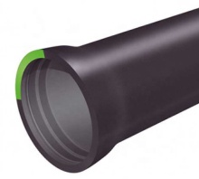 nested black paint ductile cast iron pipe class K9 ISO2531 black iron pipe prices