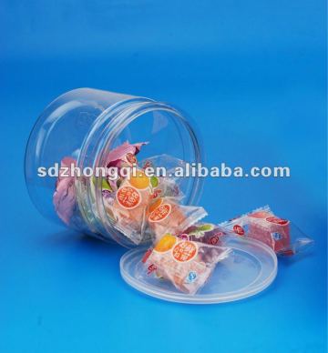 plastic square jars with lids