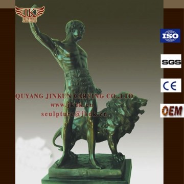 Quyang jinkun carving Bronze figure Sculptures