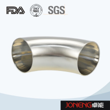 Нержавеющая сталь Продовольственная сортировка Сварная длинная 90-метровая арматура для труб (JN-FT1008)