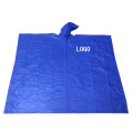 Poncho réutilisable de pluie de PVC de Wolesale avec l&#39;impression de logo