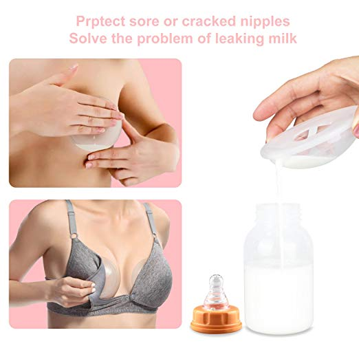 Soft Wearable Silicone Breast Milk Collector Saver Nipple Shell