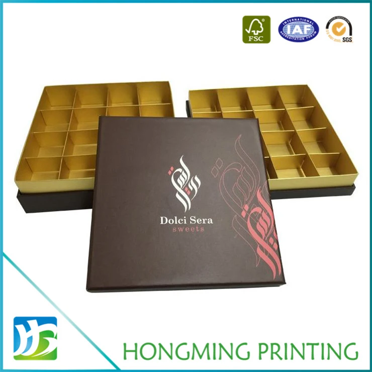 Offset Printing Cardboard Empty Chocolate Gift Box