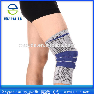 Factory Price Elastic Sport Knitting Knee Brace Knee Sleeve