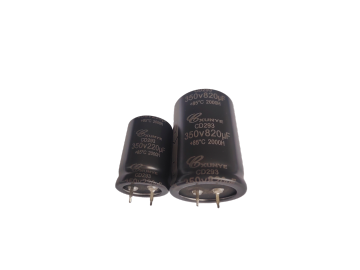 Durable high-voltage horn type electrolytic capacitor