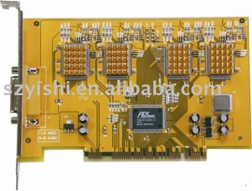 dvr card(Adopt Techwell 6802 Decode Chipset with 10 Bit Super-ADC)