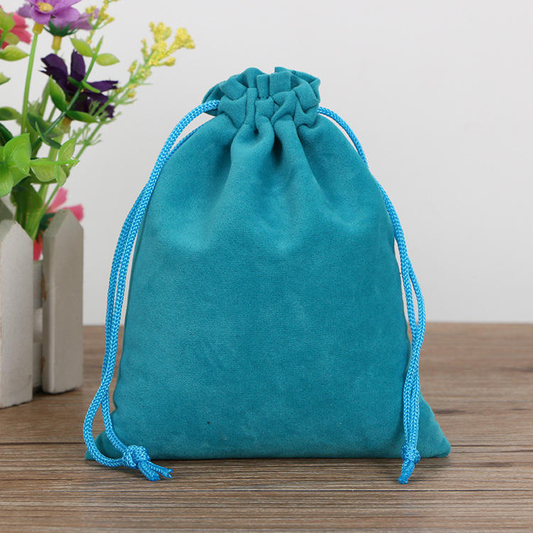 Good quality cotton canvas drawstring bag low price pouch duoble string