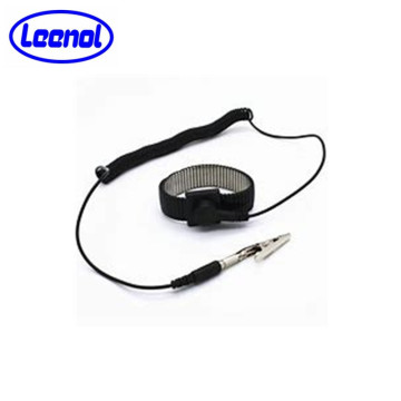 LN-1591403 ESD Metal Wrist Strap PU Wrist Band Can Not Adjustable