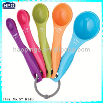 Colorful Plastic Measuring Spoon Set