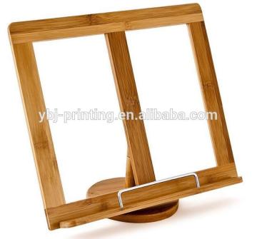 Eco Friendly Cooking Book Holder Bamboo book holder/open book holder