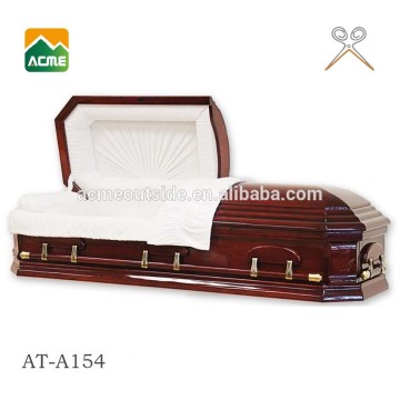 good quality round corner casket factory