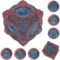 Multi-Functional Spinner DND Dice – Premium Color-Shifting D&D Monster Themed Cube Spinner Dice Cube for TTRPG, Dungeon Masters