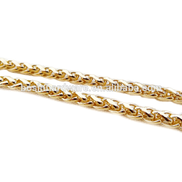 Fashion High Quality Metal Fake Gold Rope Chain