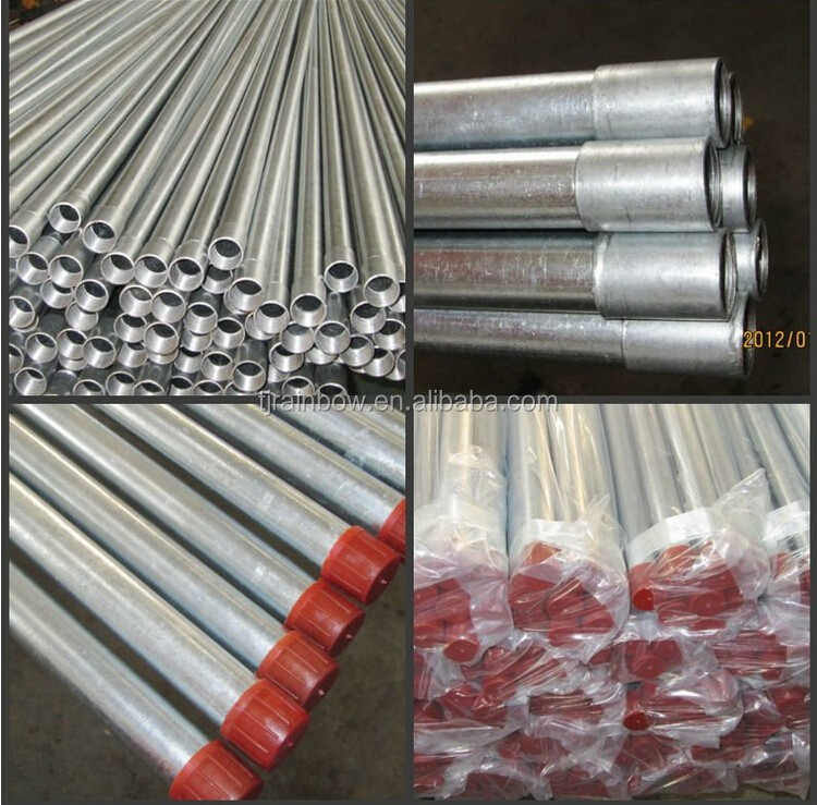 20mm 25mm 30mm Galvanized BS4568 Conduit Pipe /Steel Electrical Conduit GI Tube