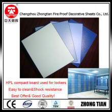 hpl lockers high pressure laminate board fireproof board HPL compact laminate board
