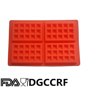 Waffle Makers for Kids Silicone Cake Mould Waffle Mould Silicone Bakeware Set Nonstick Silicone Baking Mold Set