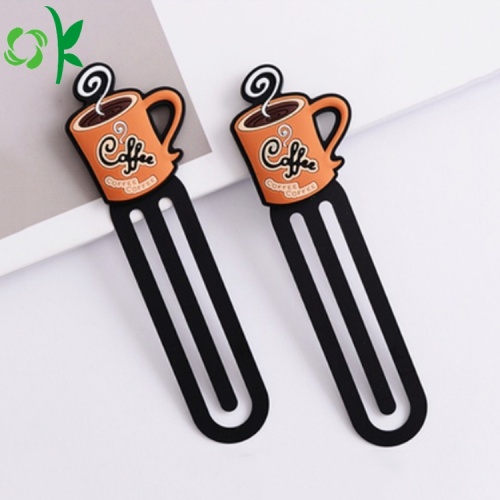China Book Decoration Lovely Silicone Bookmark for Reading Manufactory