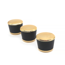Wholesale Metal Leather Luxury Perfume Caps - Black Bottle Caps