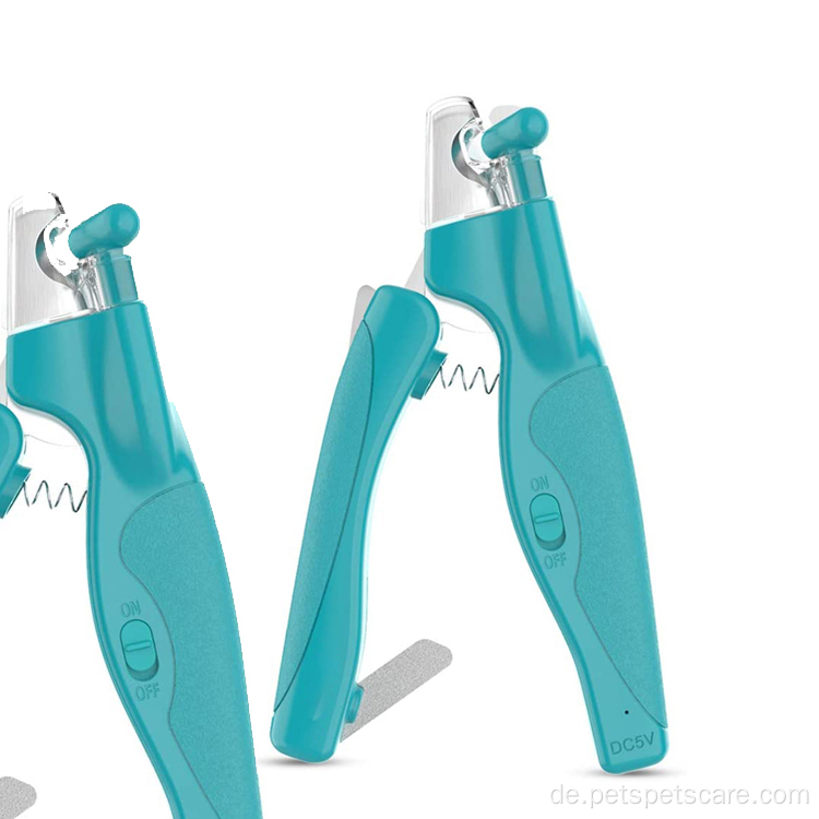 Haustiernagel Clipper USB wiederaufladbar Haustier Nagel Clipper