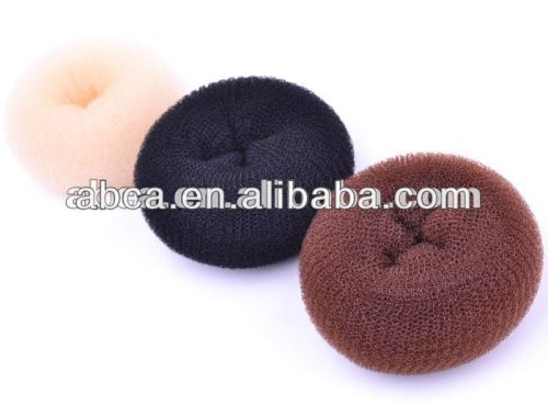 synthetic hair bun pieces blond