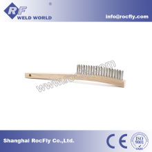 Wooden Handle Welding Industry Stainless Steel Wire Brush