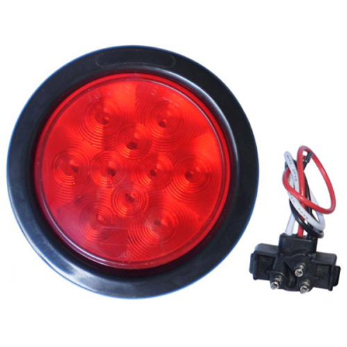 HIGH QUALITY 4" ROUND LED TAIL LIGHT WITH PIN PLUG, LED BRAKE LIGHT (20-4014)