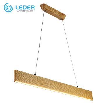 LEDER moderne Holzleuchten