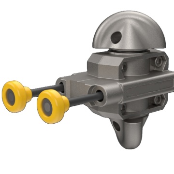 Semi-Automatic Lashing Twistlock for ISO Shipping Containers