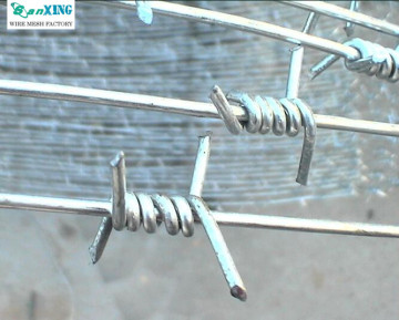 Pvc Coated Barbed Wire for Wire Mesh(Factory)