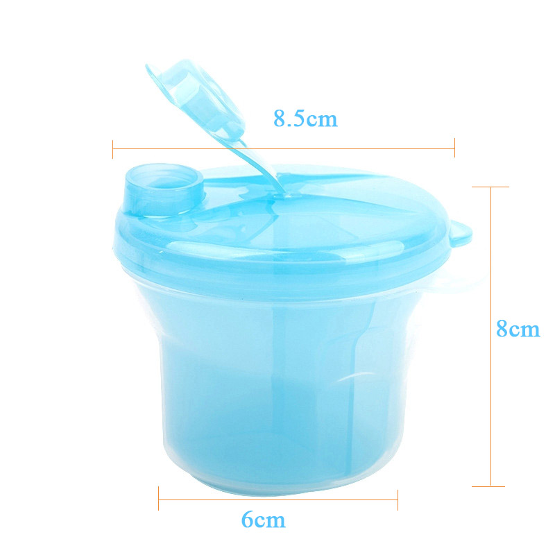 Easy To Go Box Baby Storage Container Best Travel Compartment Milk Powder Divider Sectioned Formula Dispenser