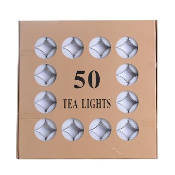 Turki 14g Box Pack Unscented Lleen Tealight