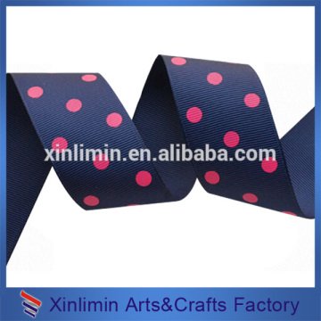 Custom colorful useful printed single face dot ribbon