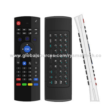 Gyroscope Wireless Air Mouse with Full Keyboard for Android TV Box