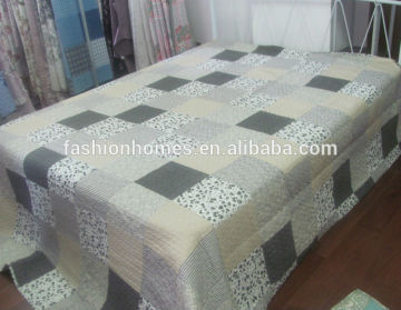 colorful printed home cheap fabrics quilt/custom printed quilt