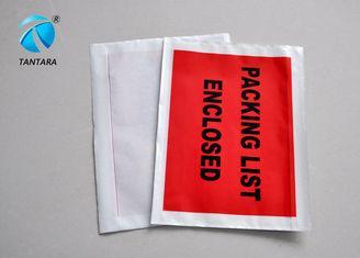 Logistic Shipping packing slip envelopes with custom papers