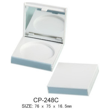 Square Cosmetic Compact Case With 59mm Round Pan