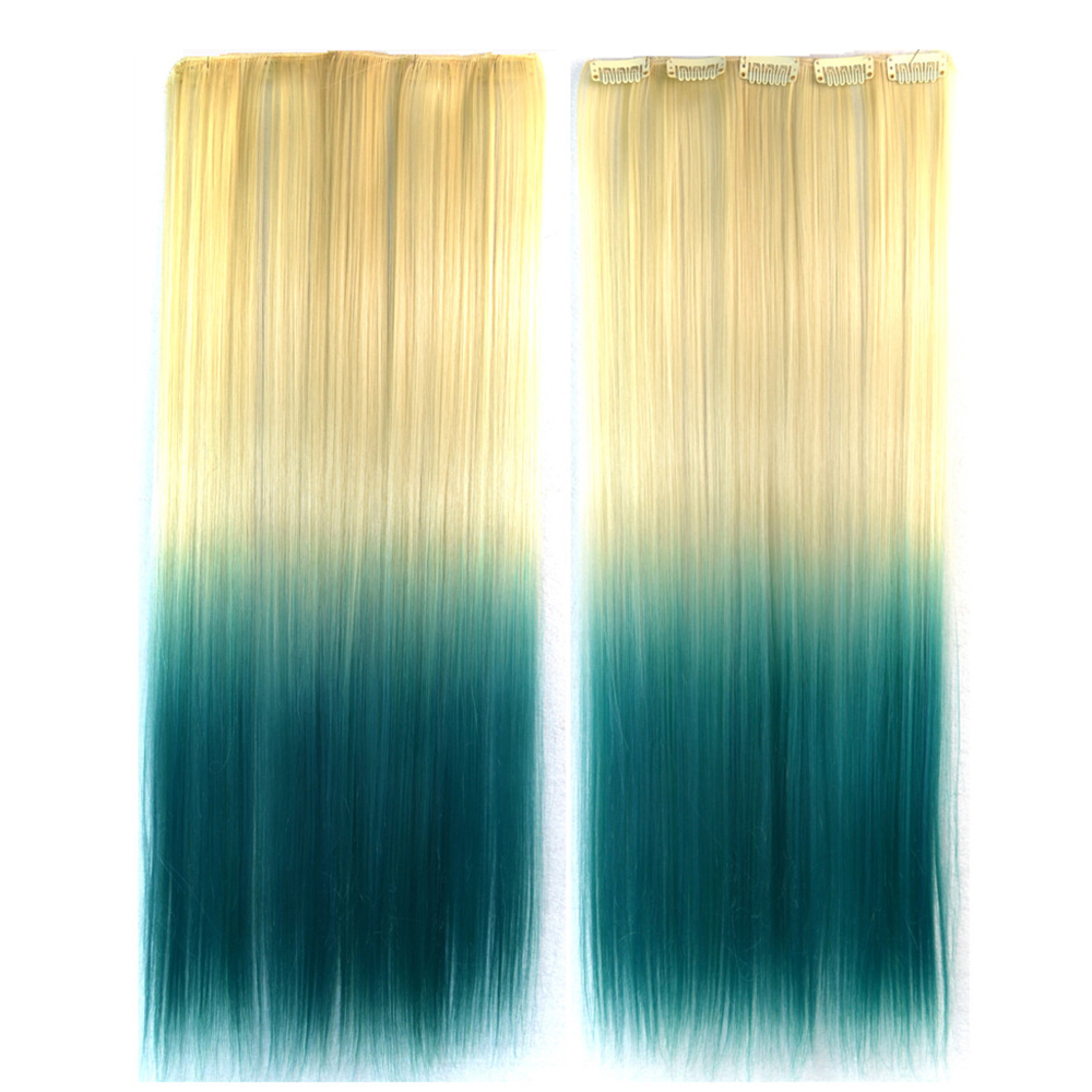 Hot sell cheap long straight ponytail hair extension synthetic hair extensions clip inbest hair extensions 2019