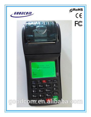 Portable Receipt Collector Mobile Thermal Printer Work via GSM SMS and GPRS