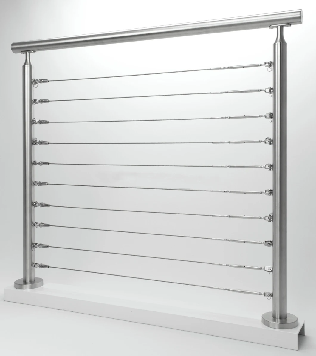 Indoor Cable Rail Fence System Residential Stainless Steel Railings for Stairs