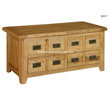 Rustic Reclaimed Oak Storage Coffee Table